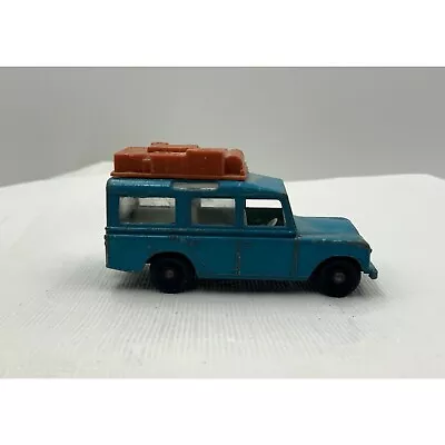 Vintage Lesney Matchbox Series No.12 Land Rover Safari Blue Die Cast • $12.99