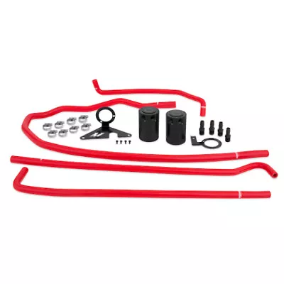 Mishimoto Baffled Red Oil Catch Can For 15 Subaru WRX • $453.07