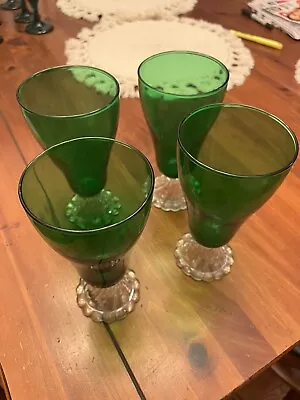 Set Of 4 Vintage Ankor Hocking Burple Ice Tea/water Glasses In Perfect Condition • $20