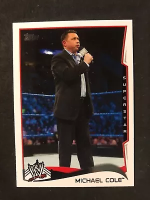 2014 Topps Wrestling WWE Michael Cole Trading Card #32 • $1.75