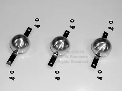 (3) Governor Weight Sets For Victor Victrola Includes Springs Screws & Washers • $26.12
