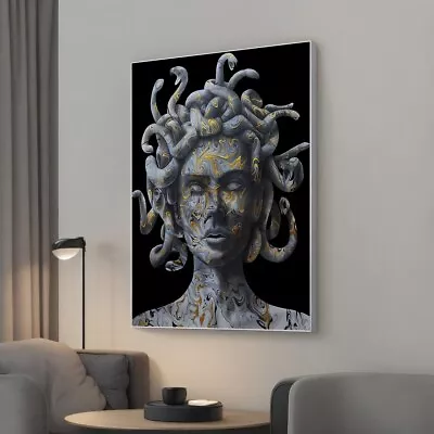 Medusa Statue Graffiti Art Canvas Unframed Print Art • $18.59