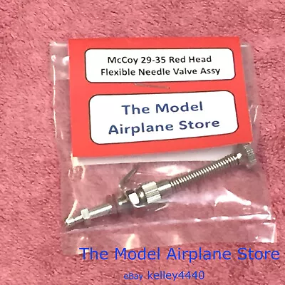 McCoy 29 – 35 Red Head Flexible Type Needle Valve Assembly Model Airplane Engine • $15.95