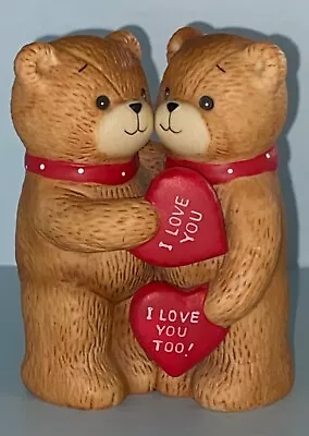 Lucy And Me Valentine's Day Bears  I Love You. I Love You Too!” 1980 Enesco CUTE • $11.50