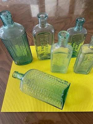 £29.99 • Buy Chemist Apothecary Bottles X6 Glass Poison Peppers Decorative Medicine