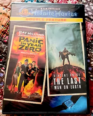 SEALED! Panic In Year Zero ('62) / Last Man On Earth ('64) 2005 DVD B&W • $11.95