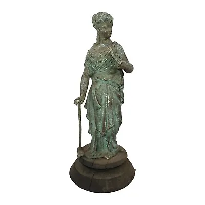 Antique Concrete Garden Statue Athens Greek Woman • $99.95