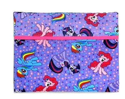 Toddler Pillowcase For My Little Pony On Violet Purple Cotton #MLP7 New Handmade • $11.99