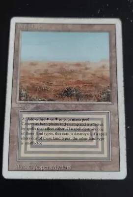 MTG Magic The Gathering SCRUBLAND Dual Land REVISED EDITION INVEST! VINTAGE! $$$ • $249.95