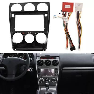 For 2004-2016 Mazda 6 Stereo Radio Double Din Install Dash Panel Kit Harness • $53.45