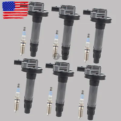 6Pack Ignition Coil &  Spark Plug For 2011-2017 Ford Explorer 3.5L V6 • $73.97