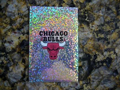1992-93 Panini Basketball Foil Sticker #15 CHICAGO BULLS LOGO  NM-MT  LINE ERROR • $39.99