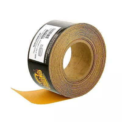 600 Grit Gold Longboard 20 Yards Long By 2-3/4  Wide PSA Self Adhesive Sandpaper • $21.99