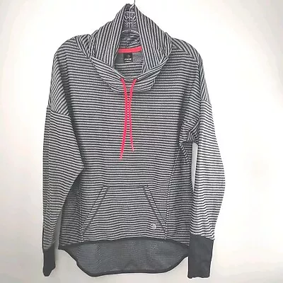 MPG Women's Top Medium Active Monoetta Performance Gear Gray Stripes  • $14.99