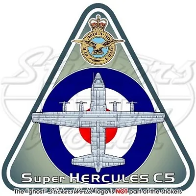 HERCULES C5 RAF Lockheed C-130J British Royal AirForce UK Vinyl Sticker-Decal • £4.64
