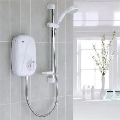 Mira Vigour Thermostatic Electric Shower White & Chrome Power 1.1532.353 • £255.65