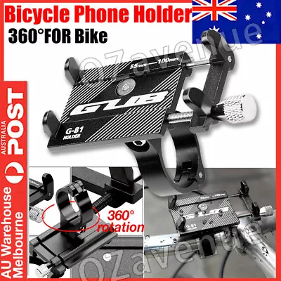 $14.75 • Buy Mobile Phone Holder Bicycle Handlebar Aluminium Alloy For Bike Motorcycle AU