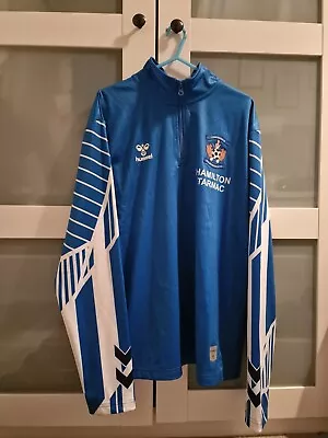 £20 • Buy Hummel Confidemus Kilmarnock FC Mens Blue Jacket Medium Good Condition