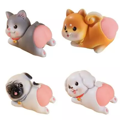 Cute Peach White Dog Butt Squeeze Fidget Toy Soft Squishy Stress Relief Novelty • $19.50