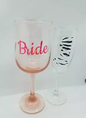 Decal Label For Wedding Party Champagne Flutes Glasses/wine Glasses Stickers  • $7.99