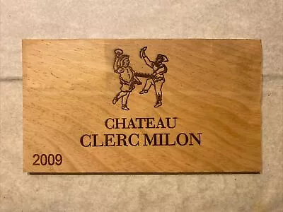 1 Rare Wine Wood Panel Chateau Clerc Milon Vintage CRATE BOX SIDE 3/24 1310 • $7.95