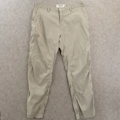 Mountain Khakis Pants Mens 38 Gray Cargo Rollup Relaxed Equatorial Nylon Stretch • $18.99