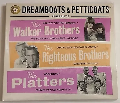 Dreamboats & Petticoats Walker Brothers Righteous Brothers The Platters CD New • £4.39