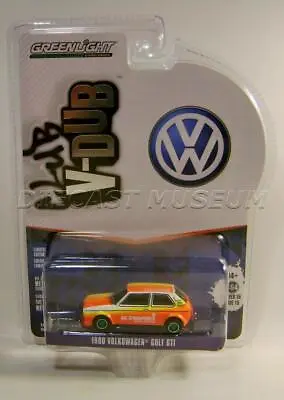 1980 '80 Vw Volkswagen Golf Gti Kamei Chase V-dub R15 Greenlight Diecast 2022 • $64.95