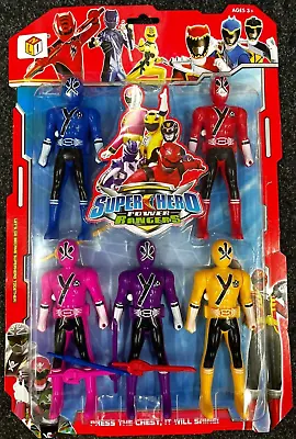 £12.50 • Buy Superhero Power Rangers Kids Action Figure Display Play Toy For Age 3+