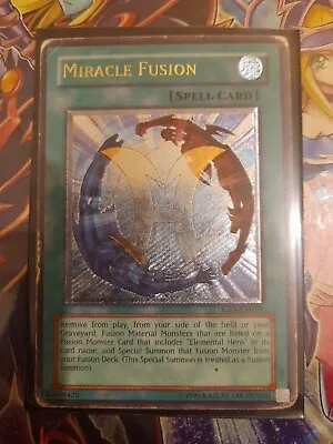 Yugioh Miracle Fusion Crv-en039 Ultimate Rare Wear On Card • £90