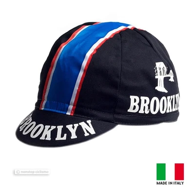 $19.95 • Buy BROOKLYN Classic Cycling Cap : BLACK - MADE IN ITALY!