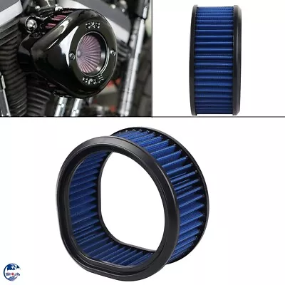 For Harley Air Filter Cleaner Blue Element S&s Style Washable Super E & G Carb • $13.28