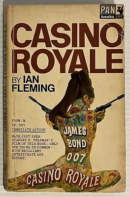 Casino Royale - Ian Fleming - Vintage Pan 1966 PB Movie Tie-In Cover James Bond • $34.95
