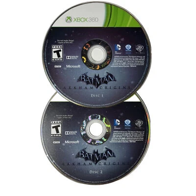 $14.99 • Buy Microsoft Xbox 360 Disc Only TESTED Batman Arkham Origins Disc 1 + Disc 2