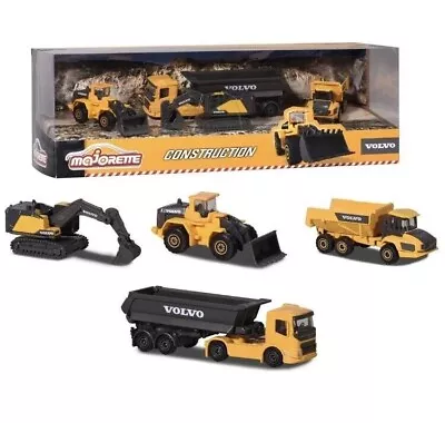 Majorette - Set Of 4 Volvo Construction Construction Vehicles - Brand New • $21.14