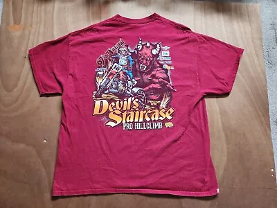 Devil's Staircase Pro Hillclimb Dirt Bike Event T Shirt Men's 2XL • $15.99