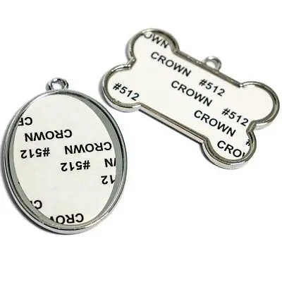 £16.46 • Buy Sublimation Blank Metal Dog Tags For Sublimation Printing By Heat Transfer