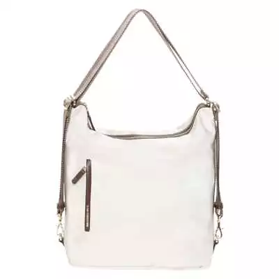 Fashion Bag MANDARINA DUCK Hunter Whitecap Grey Woman Backpack White - • $142.42