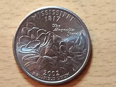 2002-D Washington State Quarter - Mississippi (Circulated) • $1