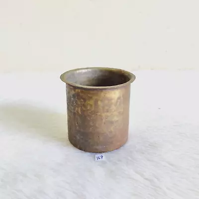 1930s Vintage Handcrafted Primitive Brass Grain Measurement Collectible Rare 167 • $67