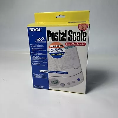 Royal EX-3 3-Pound Digital Postal/Kitchen Scale Weighing Measuring Mail 9v Batt • $49.51