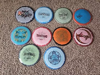 Disc Golf Lot 10 Discs New Bag Stored - All Innova Made Halos All Types Of Discs • $229.99