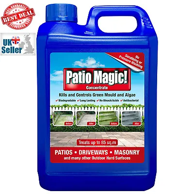 £11.60 • Buy Patio Cleaner Moss Killer Decking Fencing Green Mould Algae Remover Path Magic