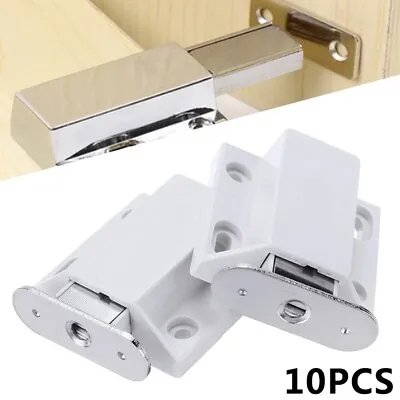 High Quality Magnetic Pressure Catch For Drawers And Cupboards Set Of 10 • £9.73
