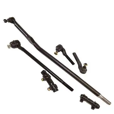 6 PC Kit Ford F250 HD 95-97 4WD Sleeves Center & Drag Link Outer Tie Rod End • $115.19