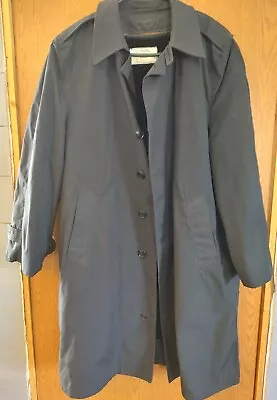 US Military Force All Weather Coat W/ Liner Blue 3356 - 42R (8405-01-041-9785) • $39.95