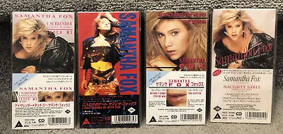 Lot Of 4 SAMANTHA FOX JAPAN 3  CD Singles  NEW SEALED RARE Naughty Girls • $119.99
