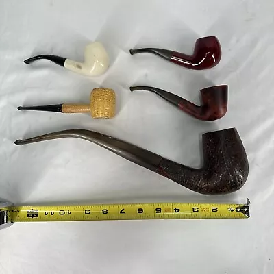 Lot Of 5 Vintage Briar Smoking Pipes • $12.50
