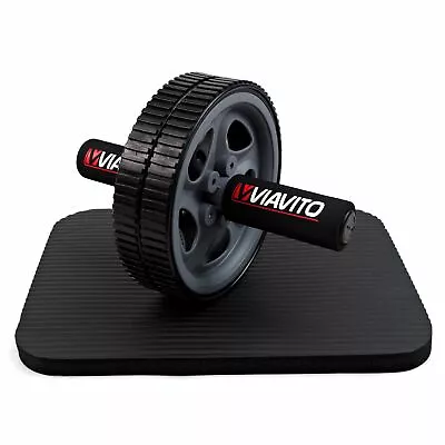 Viavito Ab Exercise Wheel - Abdominal Core Strength Gym Fitness Training Roller • £13.49