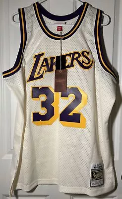 NWT Mitchell & Ness NBA Los Angeles Lakers Magic Johnson 1984 Jersey Men’s XL • $114